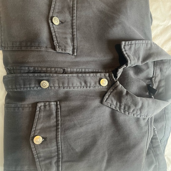 Black Button-Up Jacket - Picture 3 of 5